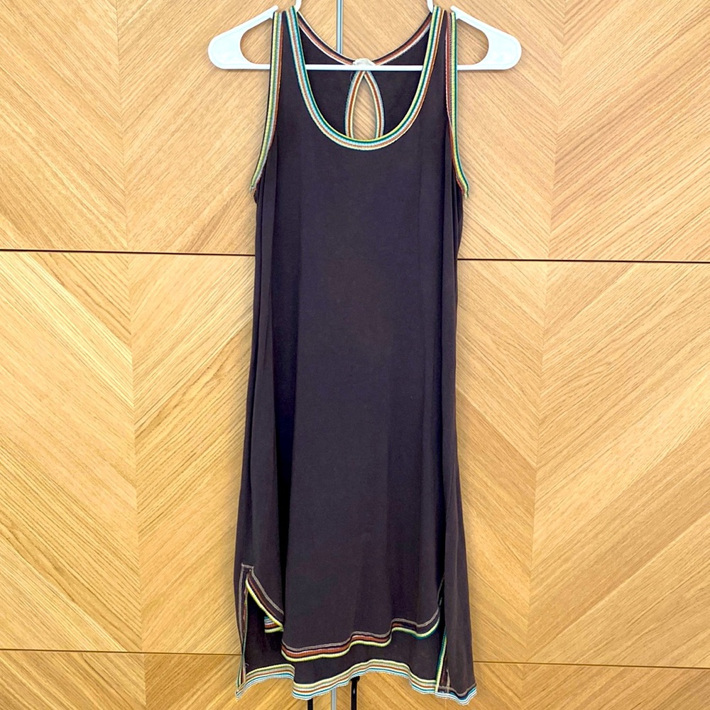 Hyku Gray Sleeveless Hi-Low Dress in Size Small